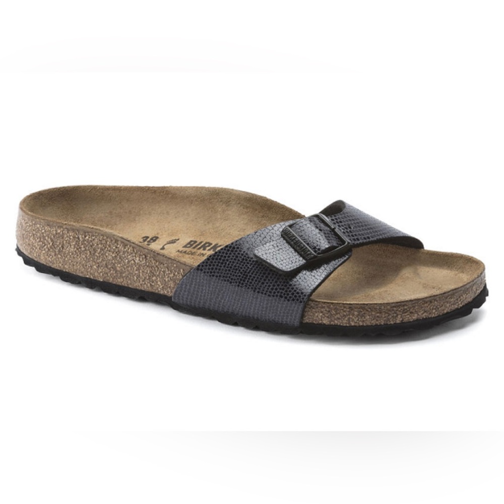 EUC Birkenstock Madrid midnight metallic sandal!